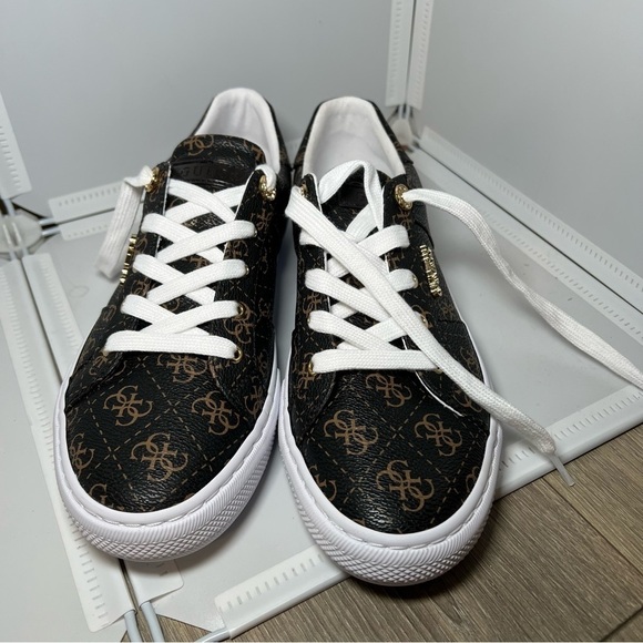 Guess Shoes - Guess Womens Size 9.5 Tennis Shoes Brown Loven 3, GWLOVEN3 Brown